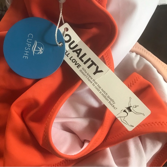 NWT Cupshe Colourblock One Piece Swimsuit - Picture 4 of 6